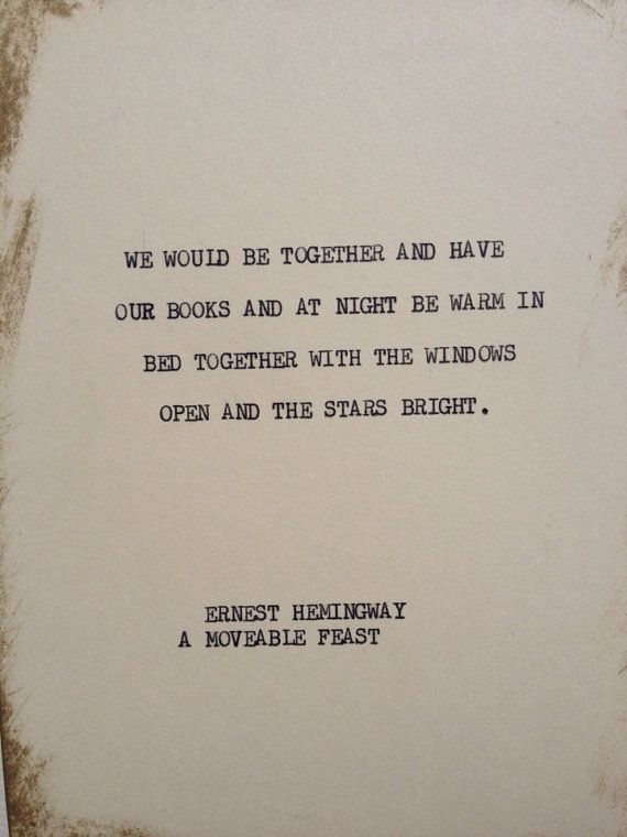quotes from hemingway novels